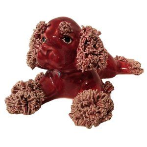 PICO Spaniel With Spaghetti Hand Painted With Label Red/Brown